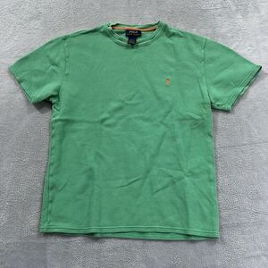 Polo Ralph Lauren TShirt Men XL shrunk to M size Green Waffle Fabric